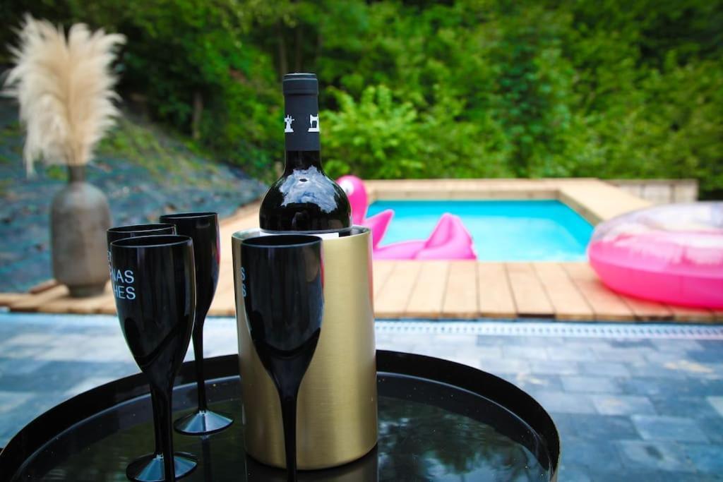 Buenas Noches Villa Standing Piscine & Wellness Boncelles Buitenkant foto
