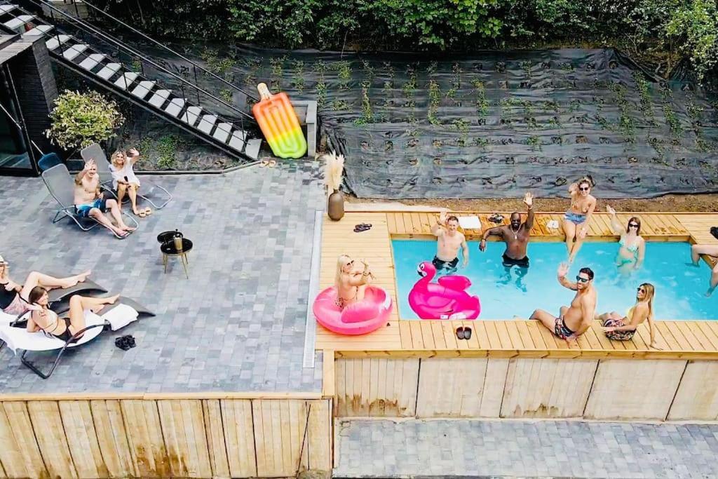 Buenas Noches Villa Standing Piscine & Wellness Boncelles Buitenkant foto